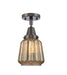 Innovations - 447-1C-OB-G146 - One Light Flush Mount - Caden - Oil Rubbed Bronze