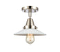 Innovations - 447-1C-PN-G1 - One Light Flush Mount - Caden - Polished Nickel