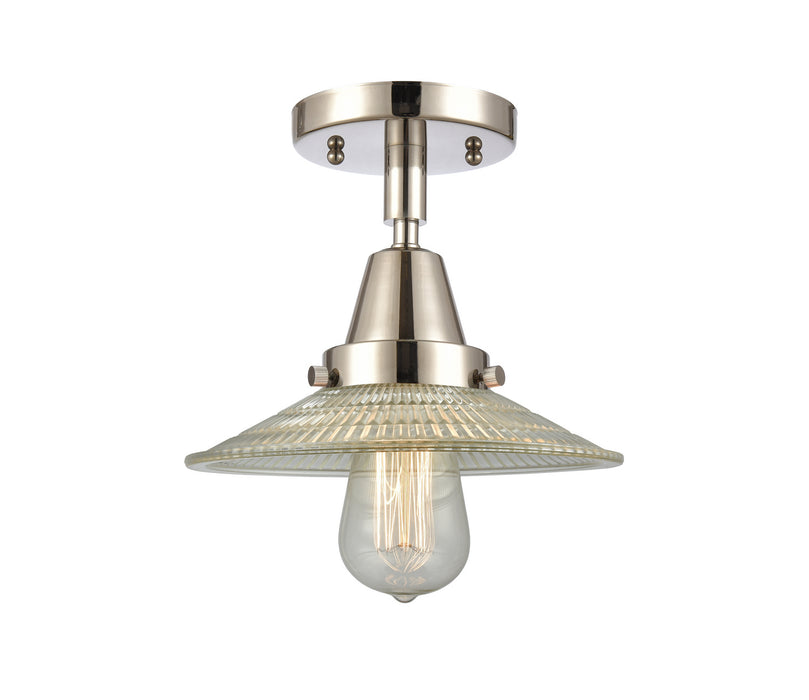 Innovations - 447-1C-PN-G2 - One Light Flush Mount - Caden - Polished Nickel