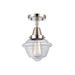 Innovations - 447-1C-PN-G532 - One Light Flush Mount - Caden - Polished Nickel