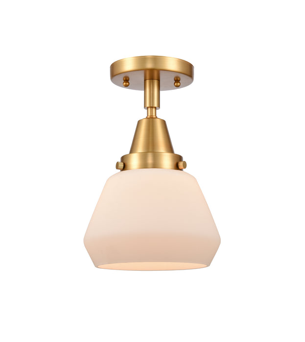 Innovations - 447-1C-SG-G171 - One Light Flush Mount - Caden - Satin Gold