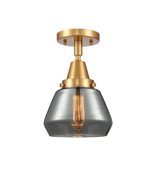 Innovations - 447-1C-SG-G173 - One Light Flush Mount - Caden - Satin Gold