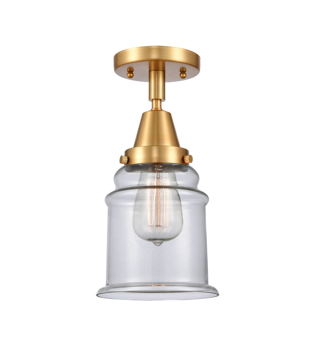 Innovations - 447-1C-SG-G182 - One Light Flush Mount - Caden - Satin Gold