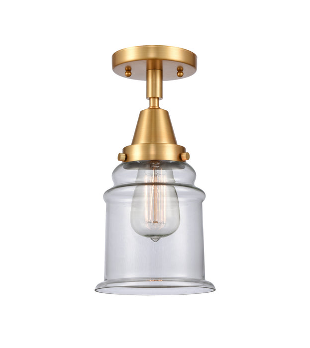 Innovations - 447-1C-SG-G182-LED - LED Flush Mount - Caden - Satin Gold