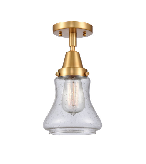 Innovations - 447-1C-SG-G194 - One Light Flush Mount - Caden - Satin Gold
