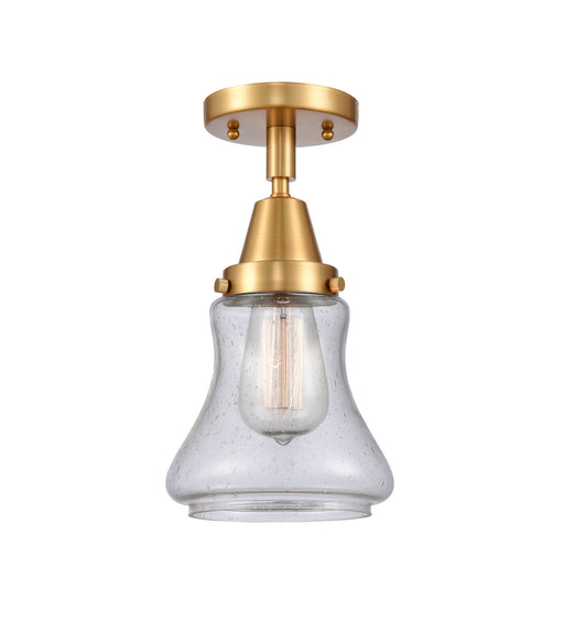 Innovations - 447-1C-SG-G194-LED - LED Flush Mount - Caden - Satin Gold