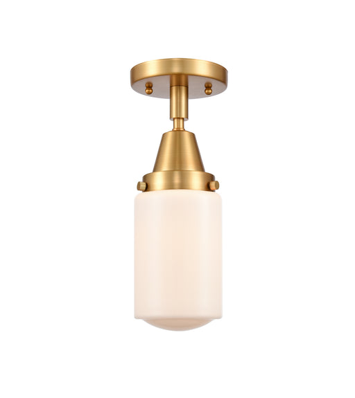 Innovations - 447-1C-SG-G311-LED - LED Flush Mount - Caden - Satin Gold