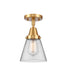 Innovations - 447-1C-SG-G62-LED - LED Flush Mount - Caden - Satin Gold