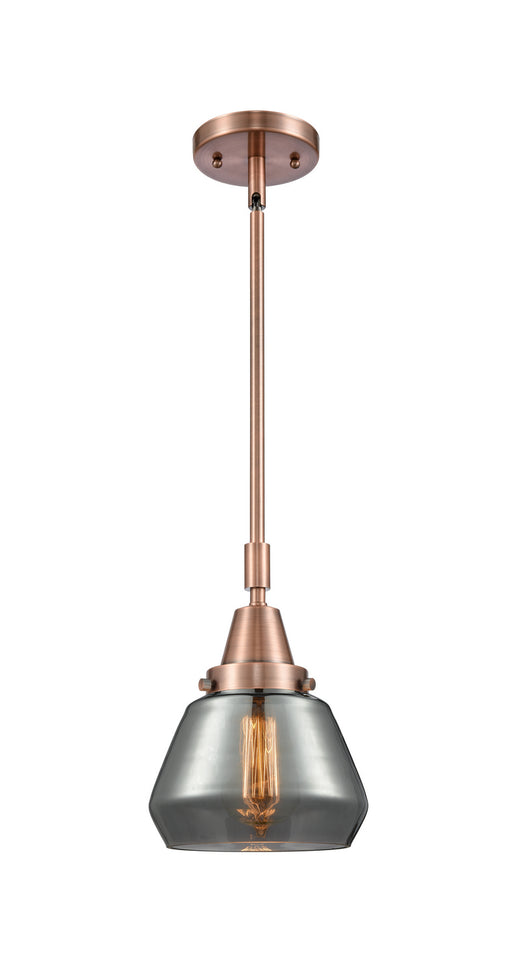 Innovations - 447-1S-AC-G173 - One Light Mini Pendant - Caden - Antique Copper