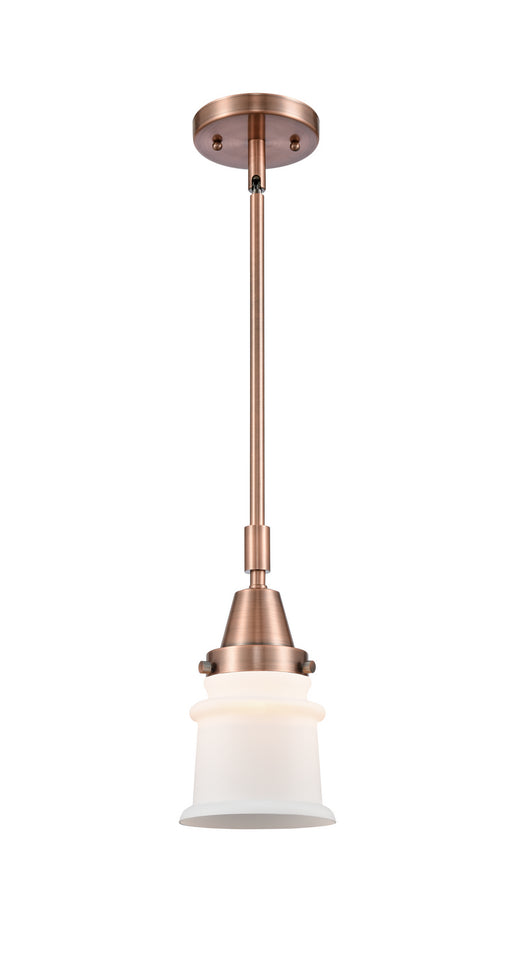 Innovations - 447-1S-AC-G181S - One Light Mini Pendant - Caden - Antique Copper