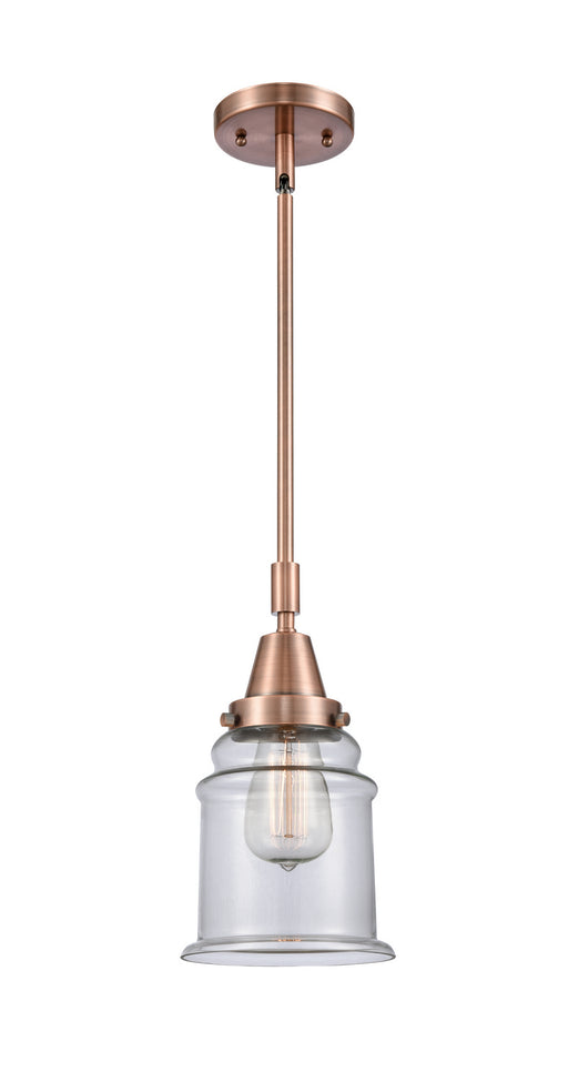 Innovations - 447-1S-AC-G182-LED - LED Mini Pendant - Caden - Antique Copper