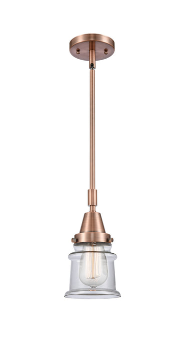 Innovations - 447-1S-AC-G182S - One Light Mini Pendant - Caden - Antique Copper