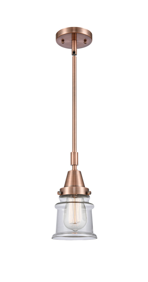 Innovations - 447-1S-AC-G182S-LED - LED Mini Pendant - Caden - Antique Copper