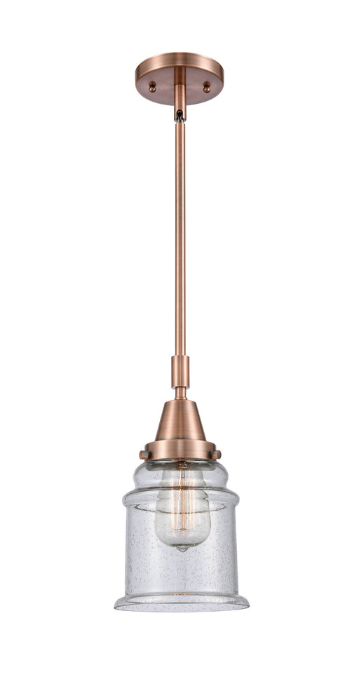 Innovations - 447-1S-AC-G184-LED - LED Mini Pendant - Caden - Antique Copper