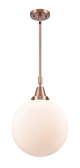 Innovations - 447-1S-AC-G201-12-LED - LED Mini Pendant - Caden - Antique Copper