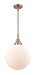 Innovations - 447-1S-AC-G201-12-LED - LED Mini Pendant - Caden - Antique Copper