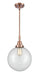 Innovations - 447-1S-AC-G202-10 - One Light Mini Pendant - Caden - Antique Copper