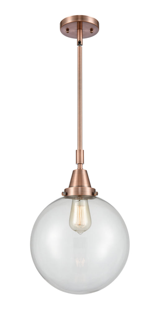 Innovations - 447-1S-AC-G202-10-LED - LED Mini Pendant - Caden - Antique Copper