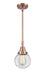 Innovations - 447-1S-AC-G202-6 - One Light Mini Pendant - Caden - Antique Copper