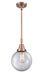 Innovations - 447-1S-AC-G202-8-LED - LED Mini Pendant - Caden - Antique Copper