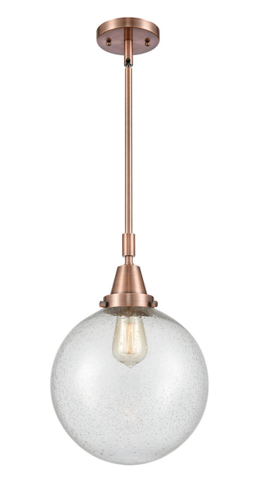 Innovations - 447-1S-AC-G204-10 - One Light Mini Pendant - Caden - Antique Copper