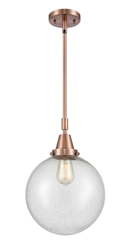 Innovations - 447-1S-AC-G204-10 - One Light Mini Pendant - Caden - Antique Copper