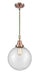 Innovations - 447-1S-AC-G204-10-LED - LED Mini Pendant - Caden - Antique Copper