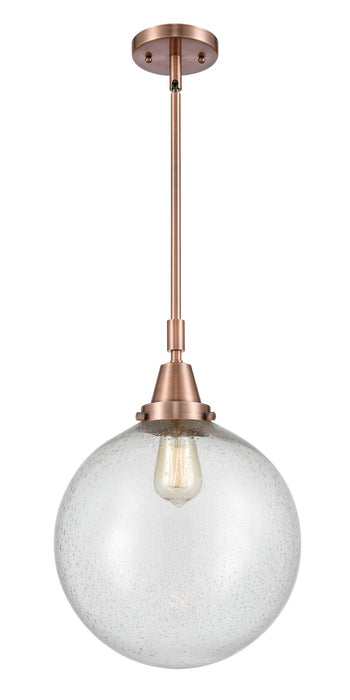 Innovations - 447-1S-AC-G204-12 - One Light Mini Pendant - Caden - Antique Copper