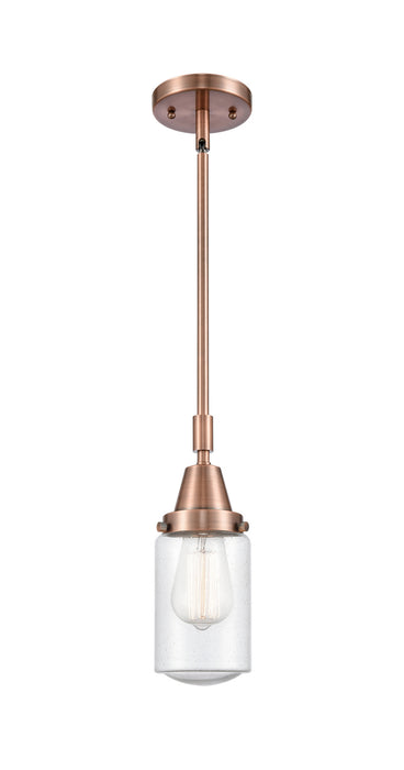 Innovations - 447-1S-AC-G314-LED - LED Mini Pendant - Caden - Antique Copper