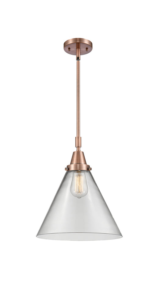 Innovations - 447-1S-AC-G42-L - One Light Mini Pendant - Caden - Antique Copper