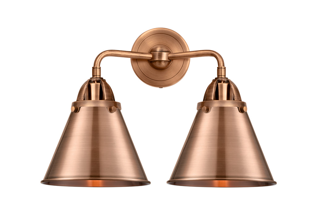 Innovations - 288-2W-AC-M13-AC - Two Light Bath Vanity - Nouveau 2 - Antique Copper