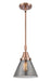 Innovations - 447-1S-AC-G43 - One Light Mini Pendant - Caden - Antique Copper