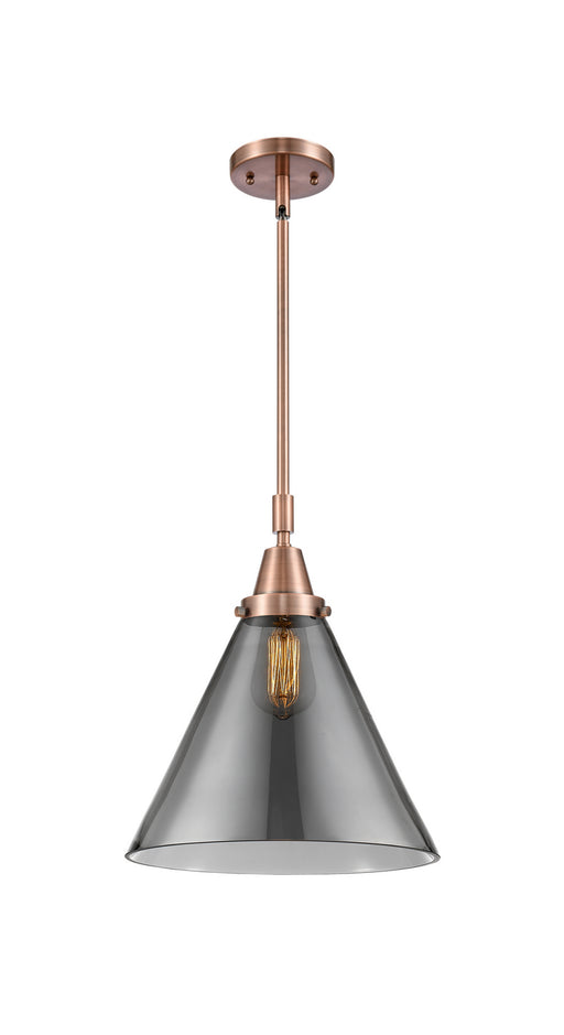 Innovations - 447-1S-AC-G43-L - One Light Mini Pendant - Caden - Antique Copper