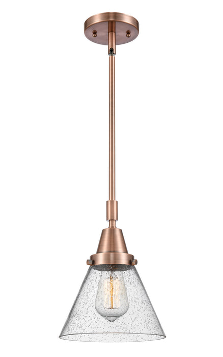 Innovations - 447-1S-AC-G44-LED - LED Mini Pendant - Caden - Antique Copper