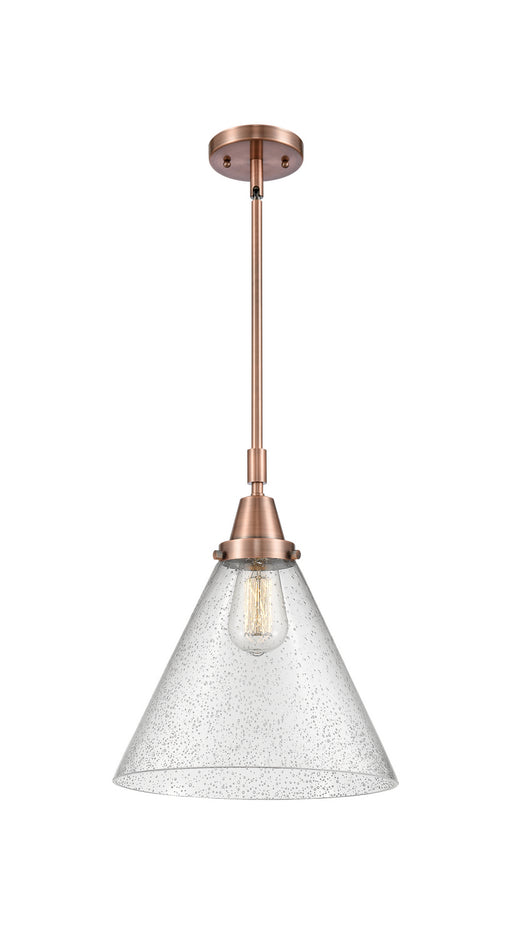 Innovations - 447-1S-AC-G44-L-LED - LED Mini Pendant - Caden - Antique Copper