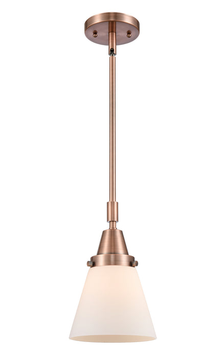 Innovations - 447-1S-AC-G61-LED - LED Mini Pendant - Caden - Antique Copper