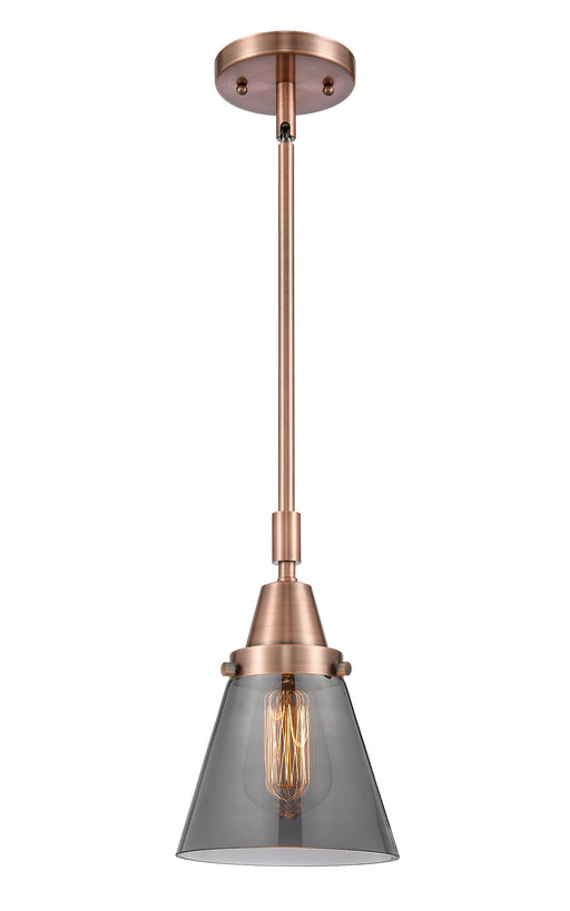 Innovations - 447-1S-AC-G63-LED - LED Mini Pendant - Caden - Antique Copper