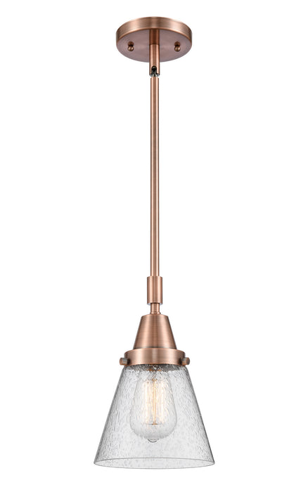 Innovations - 447-1S-AC-G64-LED - LED Mini Pendant - Caden - Antique Copper