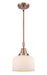 Innovations - 447-1S-AC-G71-LED - LED Mini Pendant - Caden - Antique Copper