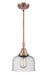 Innovations - 447-1S-AC-G74 - One Light Mini Pendant - Caden - Antique Copper