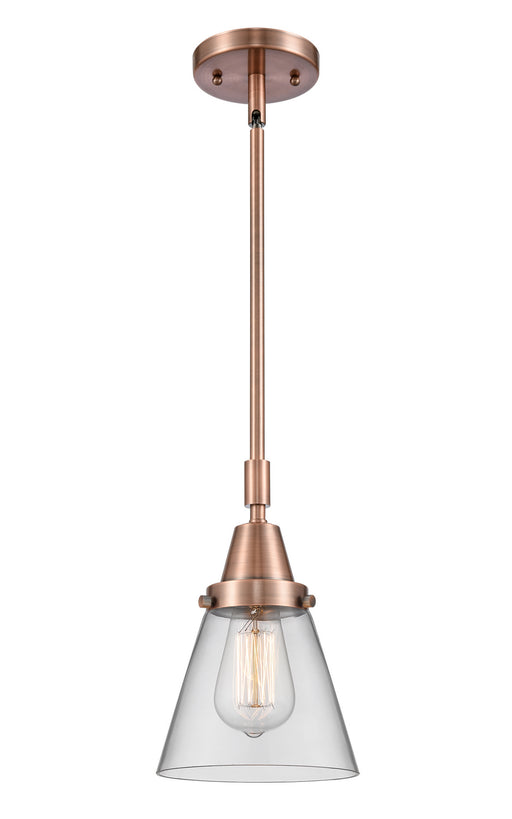 Innovations - 447-1S-AC-G62-LED - LED Mini Pendant - Caden - Antique Copper