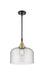 Innovations - 447-1S-BAB-G74-L-LED - LED Mini Pendant - Caden - Black Antique Brass