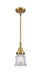 Innovations - 447-1S-BB-G182S - One Light Mini Pendant - Caden - Brushed Brass