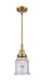 Innovations - 447-1S-BB-G184 - One Light Mini Pendant - Caden - Brushed Brass