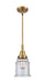 Innovations - 447-1S-BB-G184-LED - LED Mini Pendant - Caden - Brushed Brass