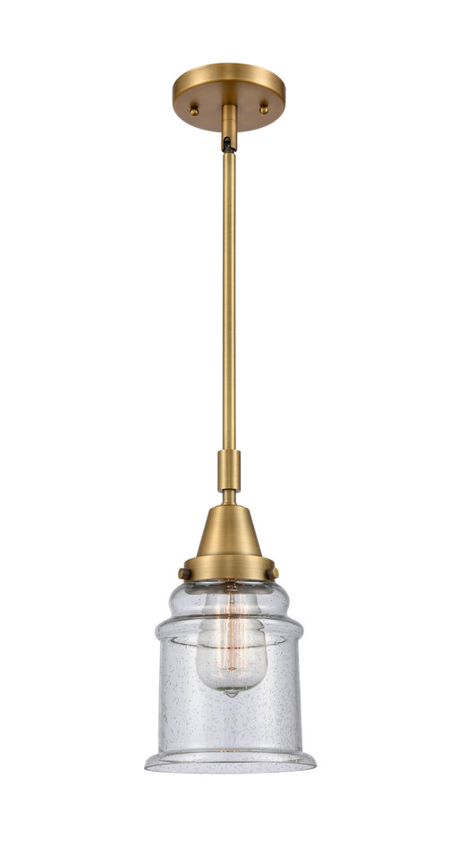 Innovations - 447-1S-BB-G184-LED - LED Mini Pendant - Caden - Brushed Brass