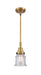Innovations - 447-1S-BB-G184S - One Light Mini Pendant - Caden - Brushed Brass