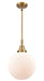 Innovations - 447-1S-BB-G201-10 - One Light Mini Pendant - Caden - Brushed Brass