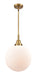Innovations - 447-1S-BB-G201-12-LED - LED Mini Pendant - Caden - Brushed Brass