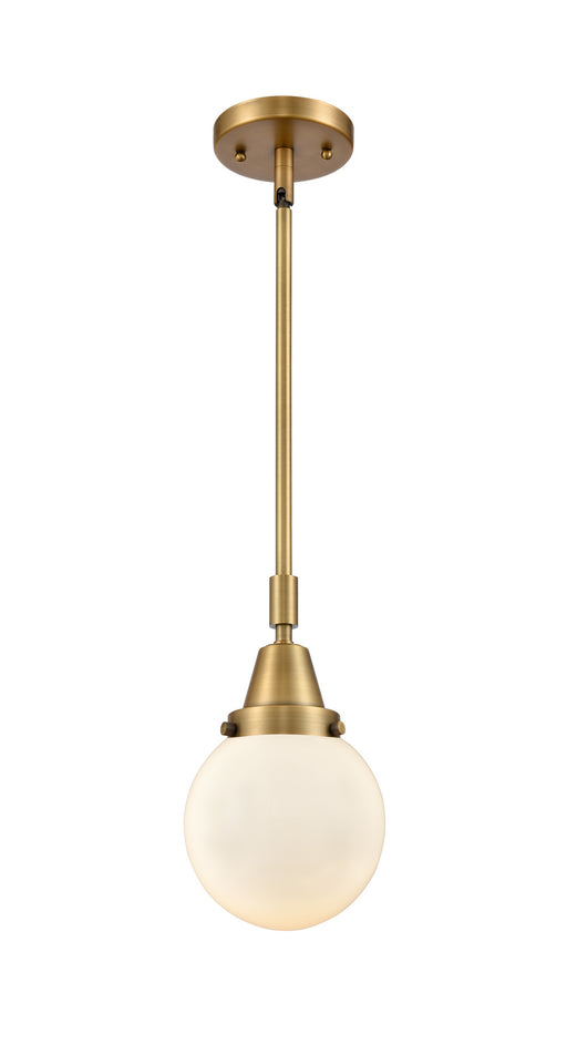Innovations - 447-1S-BB-G201-6 - One Light Mini Pendant - Caden - Brushed Brass